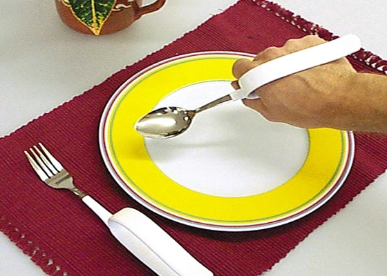 Adaptive meal utensils and plate