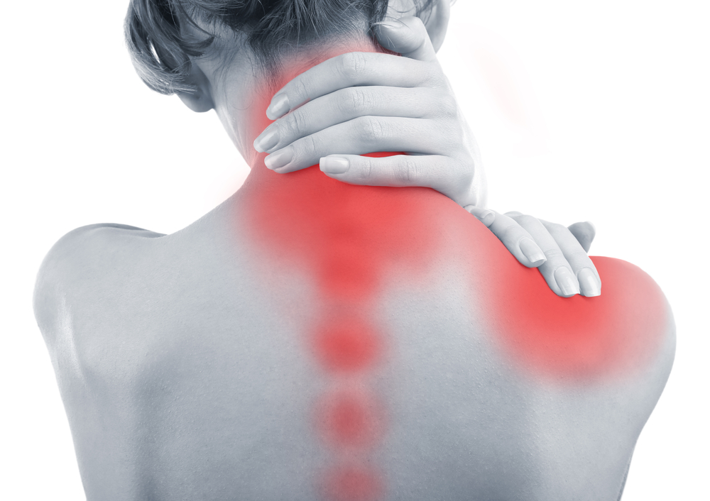 shoulder pain close up