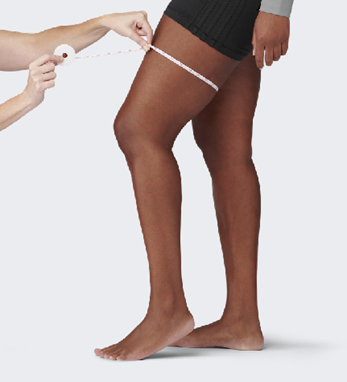 Thigh High Compression Measure the widest part of the thigh